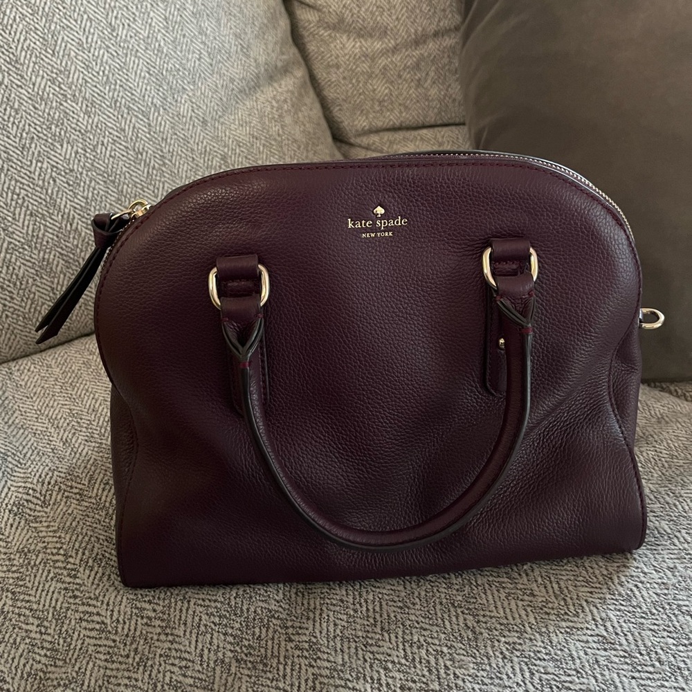 Kate Spade purple/maroon Bag